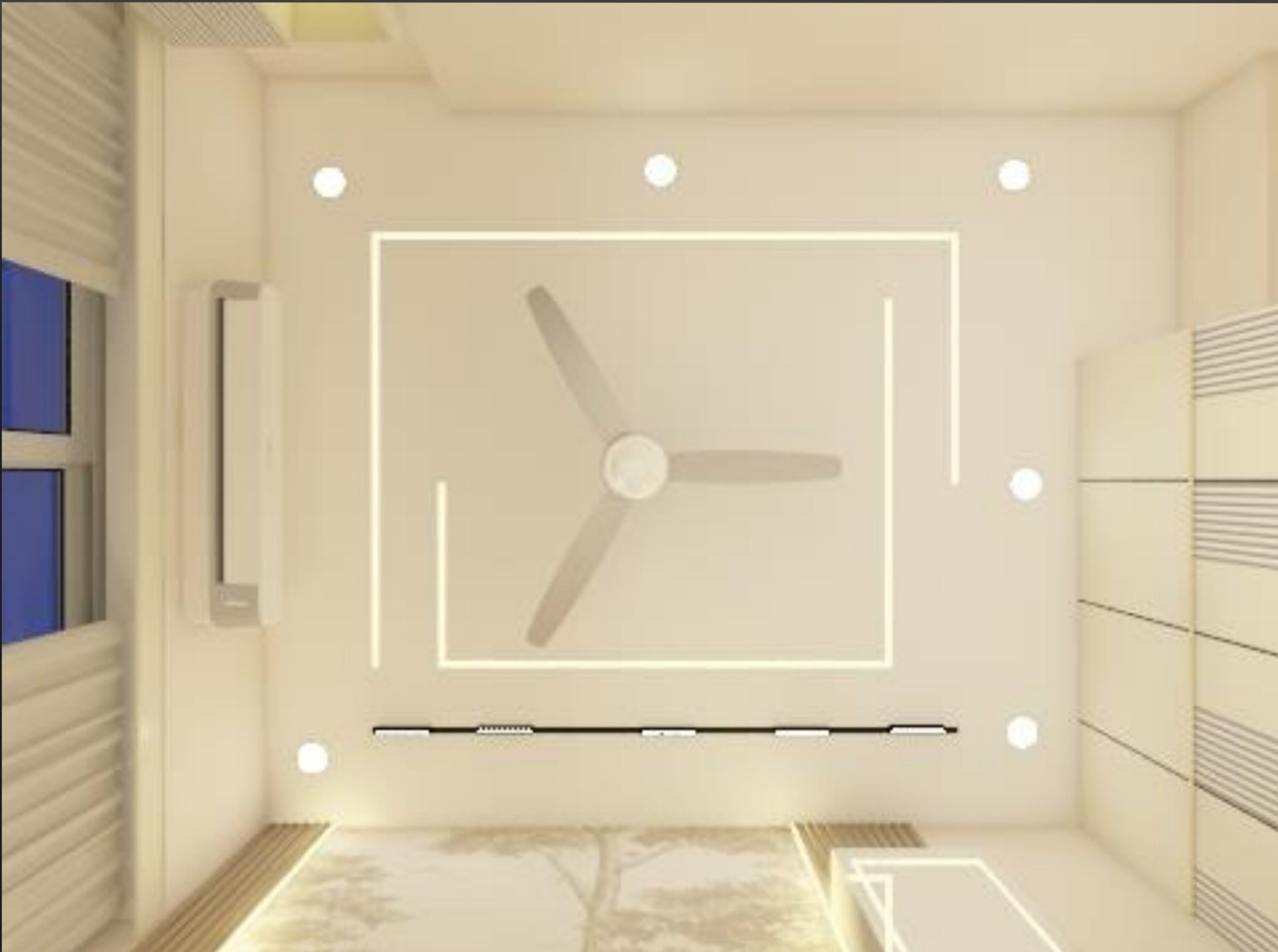 Wardrobe and bedroom interior Nalasopara - luxury interior design Jupiter Interiors